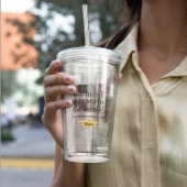 Abschluss Tassel Worth The Hassle Personalisiert Acryltrinkbecher