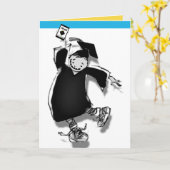 Abschluss Teen Boy Karte (Gelbe Blume)