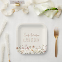 Abschluss Terracotta Wildblume Boho Grad