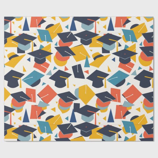 Abschluss-Thema Umpackpapier Geschenkpapier (Flach)