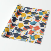 Abschluss-Thema Umpackpapier Geschenkpapier (Ungerollt)