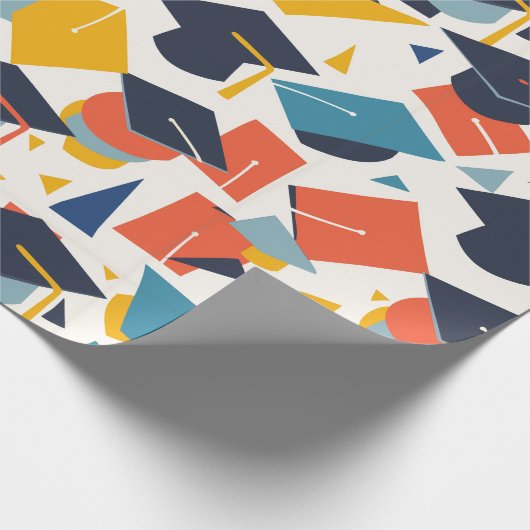 Abschluss-Thema Umpackpapier Geschenkpapier (Ecke)