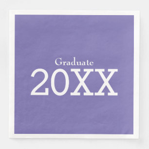 Abschluss Theme Lilac Lila Paper Napkin Serviette