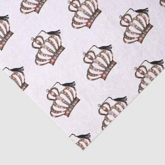 Abschluss "Tiara" Seidenpapier (Detail)