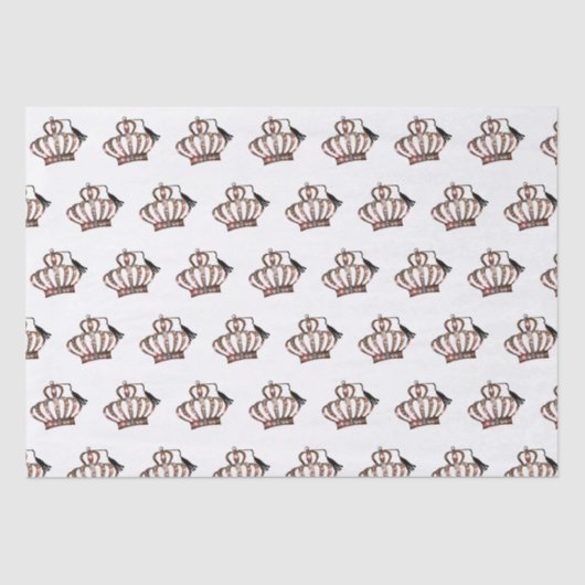 Abschluss "Tiara" Seidenpapier (Vorderseite)