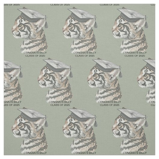 Abschluss Tiger Fabric Stoff (Muster)