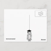 Abschluss Time für Robo-x9! Postkarte (Rückseite)