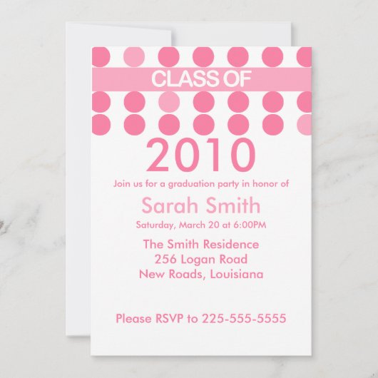 Abschluss (Top 10 Ansichten) Einladung (Vorderseite)