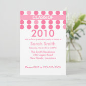 Abschluss (Top 10 Ansichten) Einladung (Stehend Vorderseite)