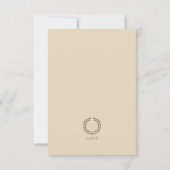 Abschluss-Transparente Fotokarte Ankündigung (Rückseite)