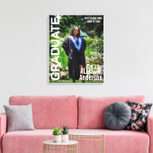 Abschluss Trendy Magazine Style Cover Abschluss Leinwanddruck (Insitu (Wohnzimmer))
