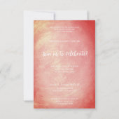 Abschluss Trendy Orange Metal Effect Textur (Rückseite)