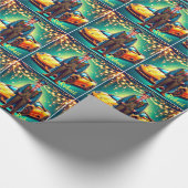 Abschluss Typ mit Schnellfahrzeug Geschenkpapier (Ecke)