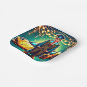 Abschluss Typ mit Schnellfahrzeug Pappteller (Gewinkelt)