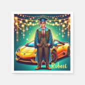 Abschluss Typ mit Schnellfahrzeug Serviette (Vorderseite)