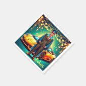 Abschluss Typ mit Schnellfahrzeug Serviette (Ecke)