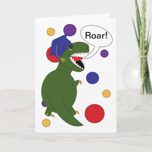 Abschluss Tyrannosaurus Rex Card Karte (Vorderseite)