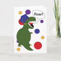 Abschluss Tyrannosaurus Rex Card