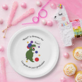 Abschluss Tyrannosaurus Rex personalisieren Pappteller (Party)