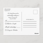 Abschluss UAWG Einladung Modernes Minimalistisches Postkarte (Rückseite)