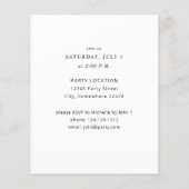 Abschluss-Übersetzungspartei Flyer (Hinten)