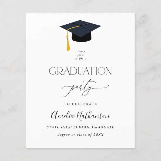 Abschluss-Übersetzungspartei Flyer (Vorne)