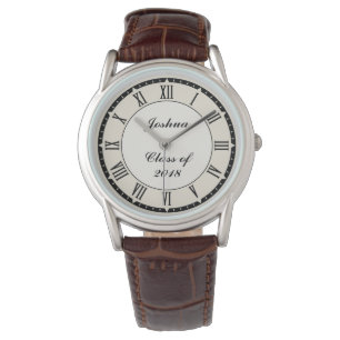 Abschluss-Uhr-Klassiker Armbanduhr