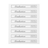 Abschluss Umschlag Moderne Minimalistische Einladu (Bogen)