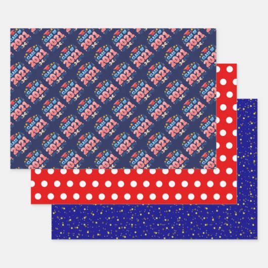 Abschluss-Umschlagpapier Geschenkpapier Set (Set)
