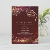 Abschluss und Bestätigung Abendessen Einladung (Stehend Vorderseite)