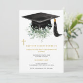 Abschluss und Bestätigung Abendessen Einladung (Stehend Vorderseite)