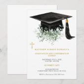 Abschluss und Bestätigung Abendessen Einladung (Vorne/Hinten)