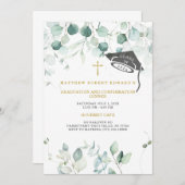 Abschluss und Bestätigung Abendessen Einladung (Vorne/Hinten)