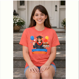 Abschluss und Geburtstag mit individuellem Namen Tri-Blend Shirt