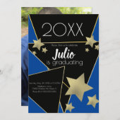 Abschluss Uni Highschool Celebration Foto Einladung (Vorne/Hinten)