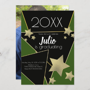 Abschluss Uni Highschool Celebration Foto I Einladung