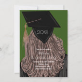 Abschluss Uni Highschool Graduate Party Einladung (Vorderseite)