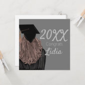 Abschluss Uni Karte (Vorderseite/Rückseite Beispiel)