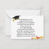 Abschluss - Universelles Design für alle Altersgru Mitteilungskarte (Vorderseite)