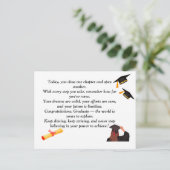 Abschluss - Universelles Design für alle Altersgru Postkarte (Stehend Vorderseite)