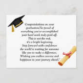 Abschluss - Universelles Design für alle Altersgru Postkarte (Vorderseite)