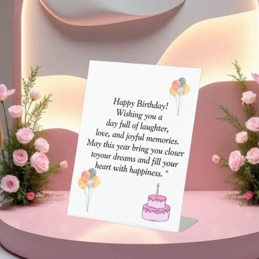 Abschluss - Universelles Design für alle Altersgru Sockelschild