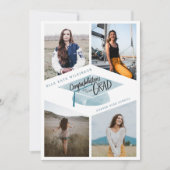 Abschluss - Unser Grad mit Hut Einladung (Vorderseite)