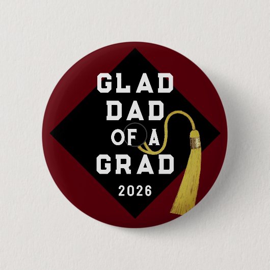 Abschluss Vater Keepake Memento Button (Vorderseite)