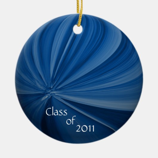 Abschluss-Verzierung 2011 Keramikornament (Vorne)