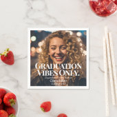 Abschluss Vibes only Paper Serviette (Beispiel)