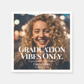 Abschluss Vibes only Paper Serviette (Vorderseite)