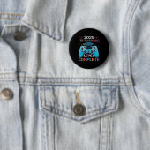 Abschluss-Video-Gamer-Boy-Graduation der 5. Klasse Button (Beispiel)