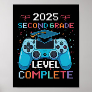 Abschluss-Video-Gamer-Boy-Graduation der zweiten S Poster