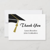 Abschluss Vielen Dank Dankeskarte (Vorderseite)